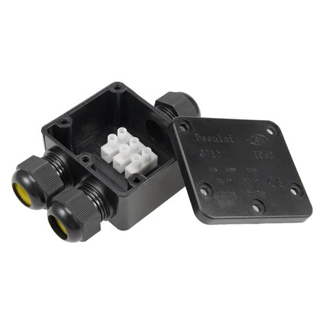 black junction box waterproof|12v electrical junction box waterproof.